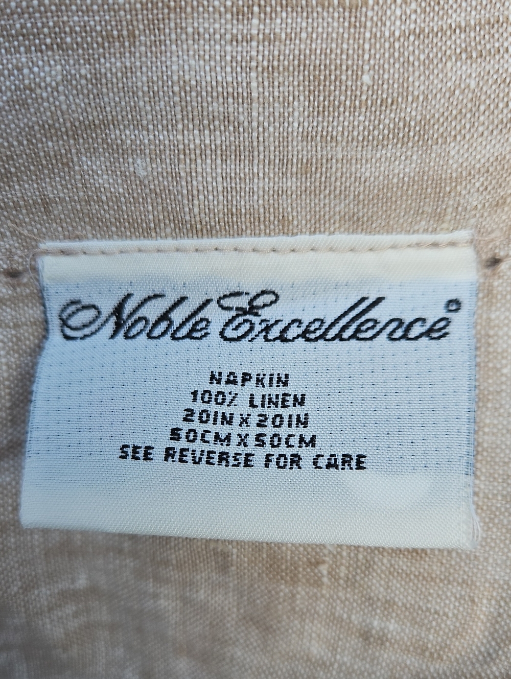 New  Noble Excellence Luxury  Set Of 6  Hemstitch Linen Dinner Napkins - Picture 7 of 17